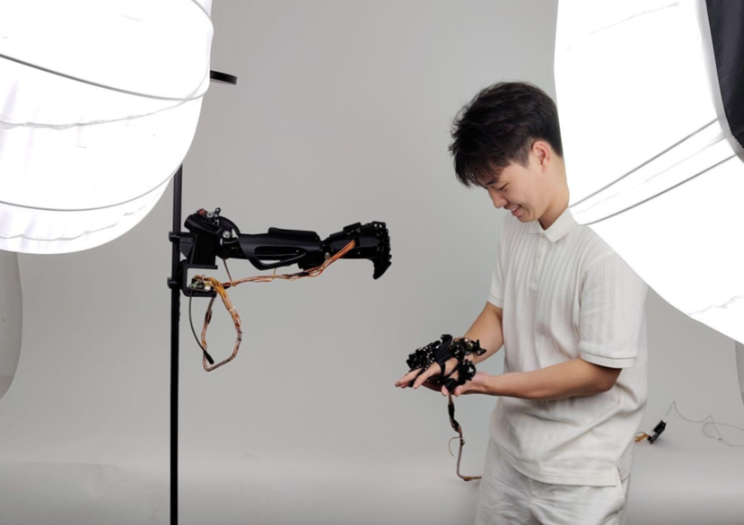 Capturing the Vision, 2026: Students stepped into the studio for a professional photoshoot to document their IRP project prototypes.