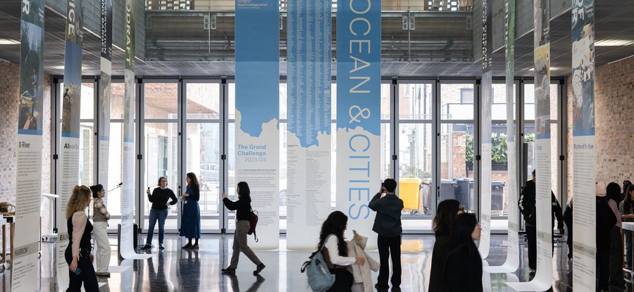 RCA Grand Challenge 2023/24 Ocean & Cities exhibition
