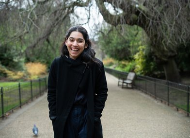 Uroos Jama in Hyde Park