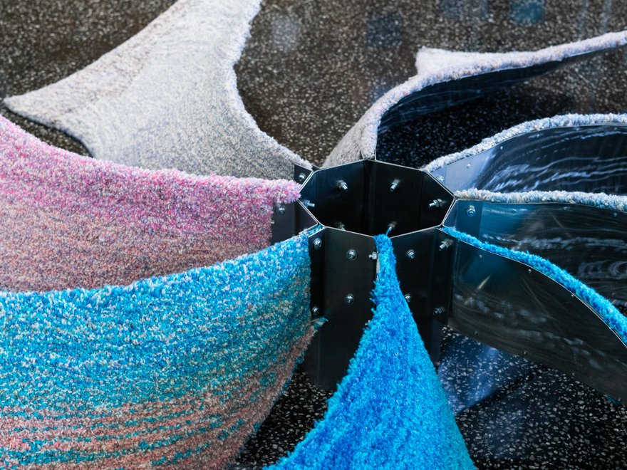 An avant garde sculpture