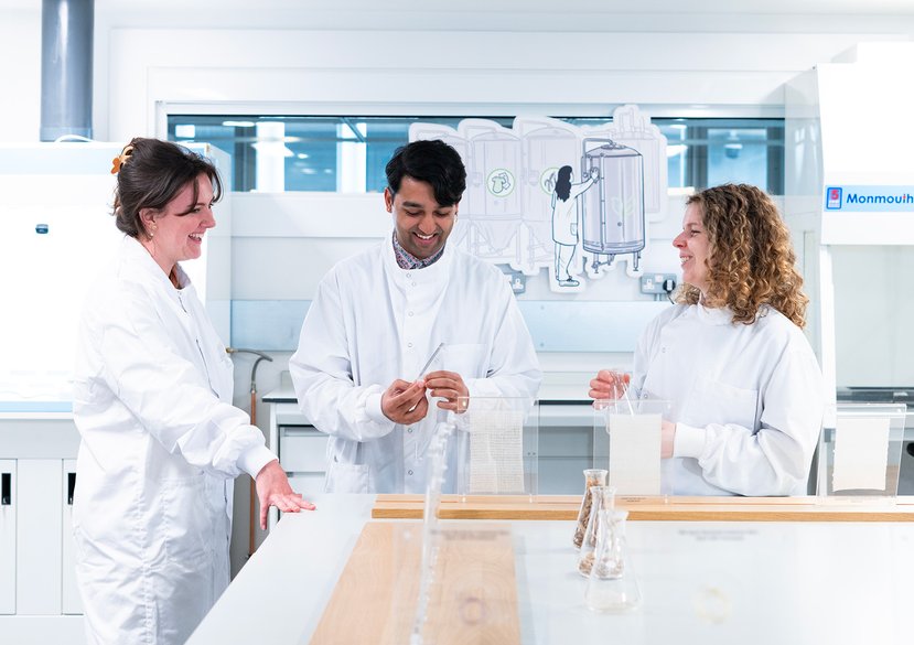 Materials Science Researchers in the Lab