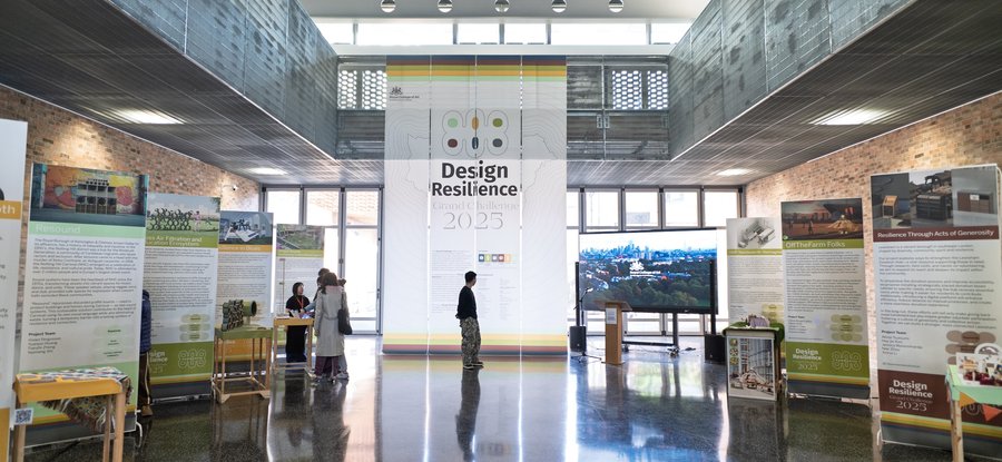The Grand Challenge 2024/25: Design Resilience exhibition at RCA Battersea, credit: RCA / Chris Lee