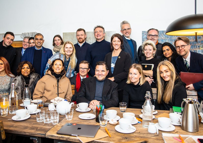Roundtable: Accelerating the Systemic Fashion Industry Transition to a Just and Ecological Model. Organised by the RCA, Pangaia and the Leonardo Centre on Business for Society. World Economic Forum. Goals House. Davos, CH