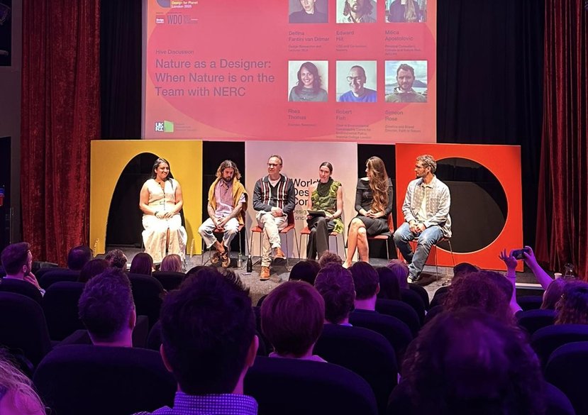 Working with Nature panel. World Design Congress (WDC) organised by the Design Council and the World Design Organisation (WDO). The Barbican. London, UK