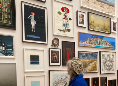 Denise de Cordova at the Royal Academy Summer Exhibition