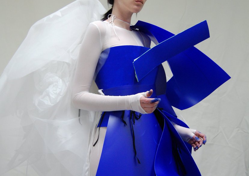 Essays. Couture 03. A still from the animation, 2010