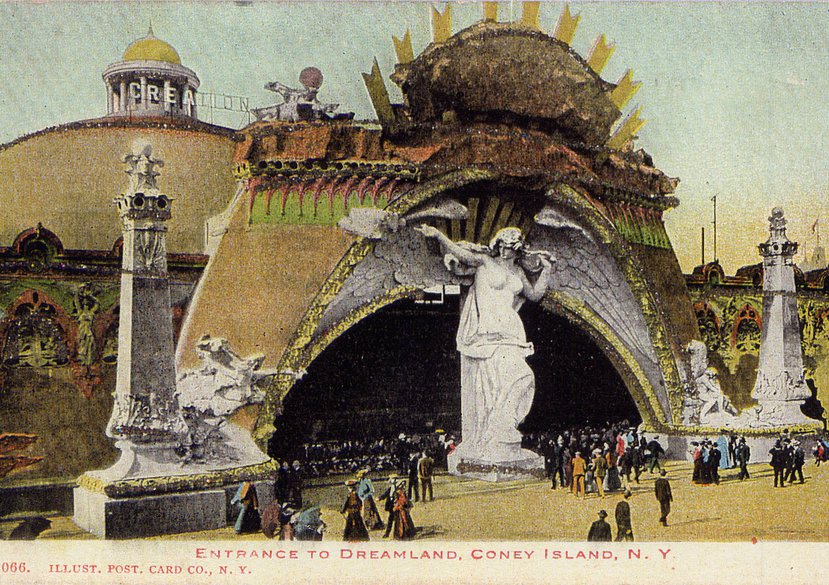 Dreamland Amusement Park, Coney Island (Postcard, c. 1900)