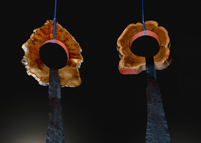 'One Waterfall Floods Another’ 2024 artwork made in conversation with Frank Pearson