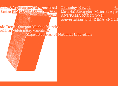 Material Struggles. Material Agencies. Part of the Re-possession International Lecture Series