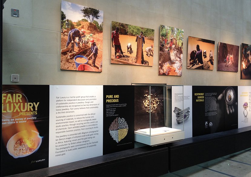 Fair Luxury exhbition, Goldsmiths Centre