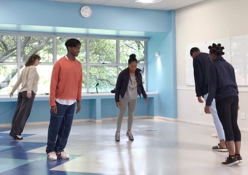 African Leadership Academy: Students engaged in the Falling Together practice