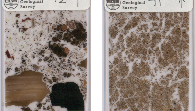 Soil Thin Sections Collieries’ soil thin sections and the microscopical implications of territorial design in South Wales. BGS, Elena Luciano, Rafael Caldera, and Yasmina Yehia: 2019