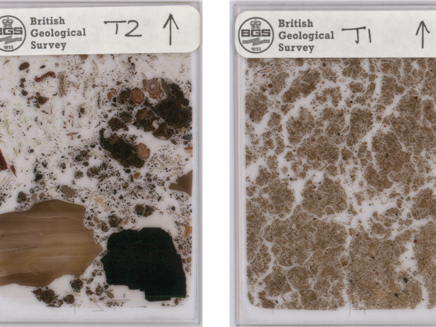 Soil Thin Sections Collieries’ soil thin sections and the microscopical implications of territorial design in South Wales. BGS, Elena Luciano, Rafael Caldera, and Yasmina Yehia: 2019