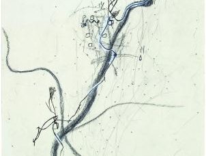 Jean Lin, Map with Tracing Paper, Le Serret, June 1976,
