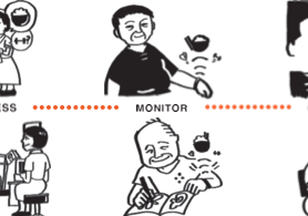 Two service journeys showing future food service for two Hong Kong residents