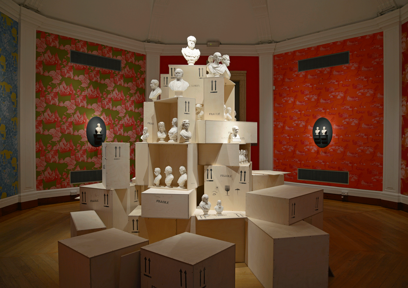 The Octagon Room, part of Flux: Parian Unpacked at the Fitzwilliam Museum Cambridge, Matt Smith, 2020.