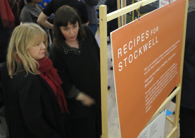 Local exhibition of community-centred design projects by RCA students in Stockwell.