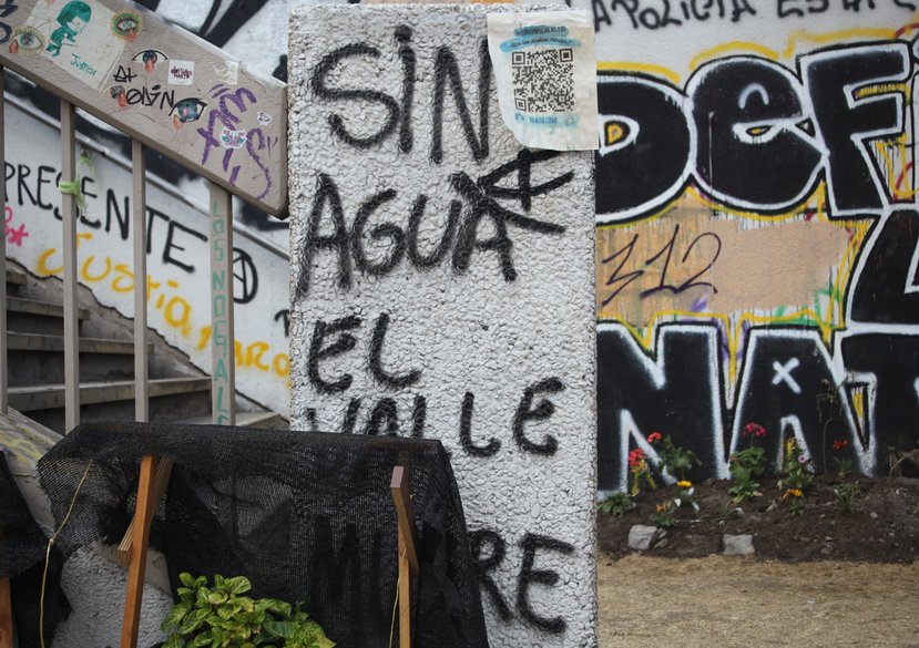 Louise Purbrick, Plaza de Dignidad, Santiago, 18 Jan 2022