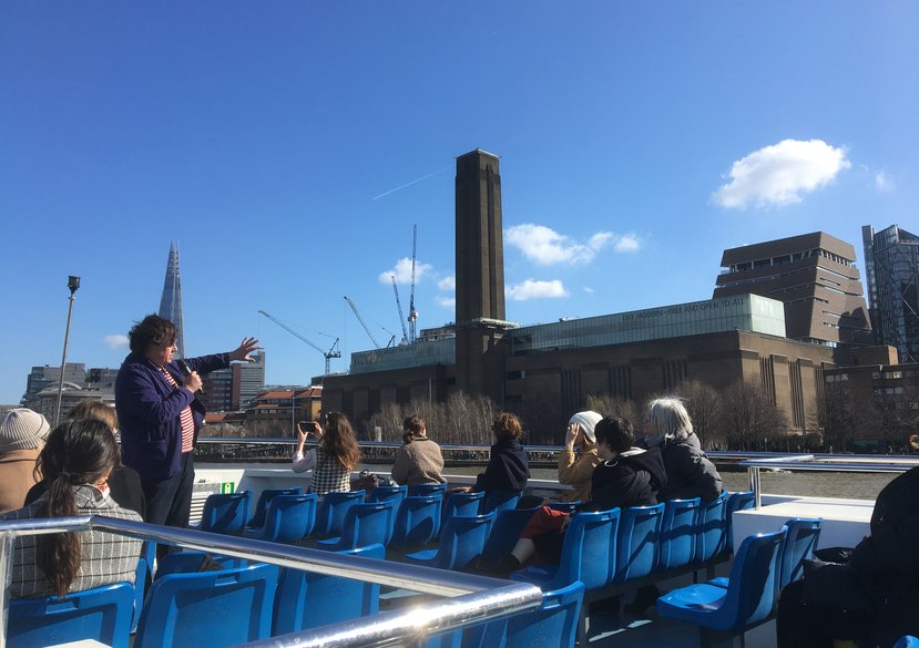 MA study trip and architectural tour on the River Thames, March 2022