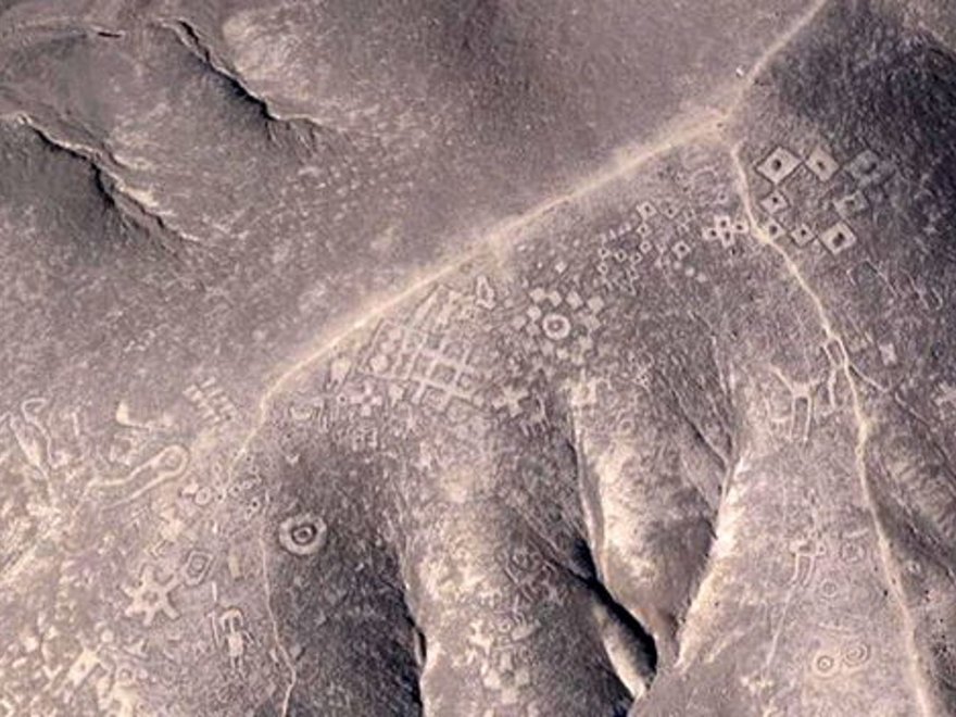 Geoglyphs, Atacama, Chile.