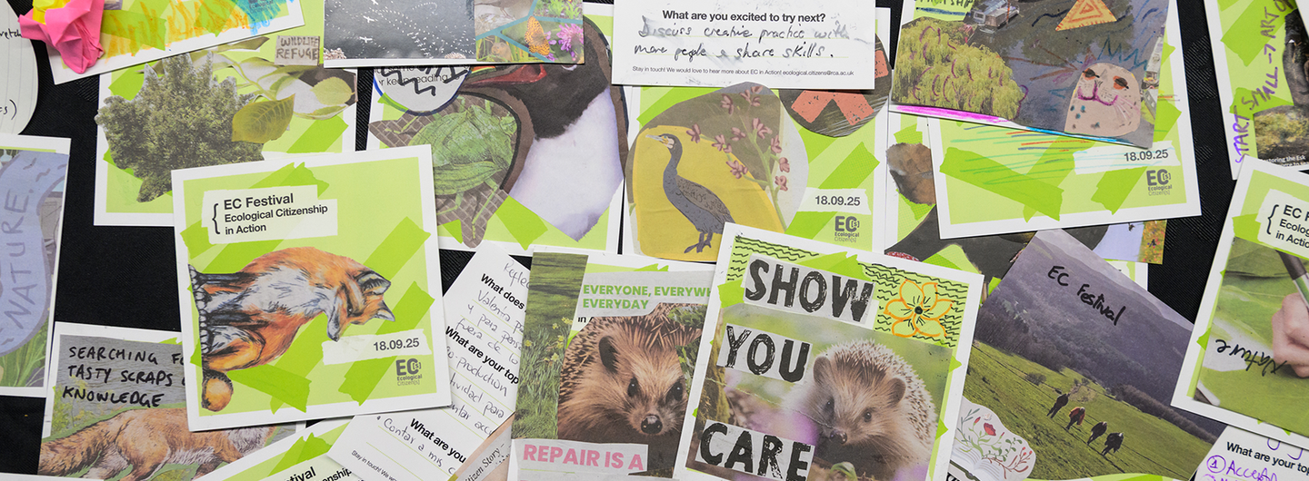Guests reflect on ‘What does Ecological Citizenship mean to me’ at the EC Festival 2025, Derby