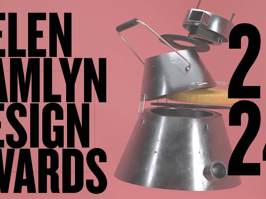 A light red background with black text reading Helen Hamlyn Design Awards 2024