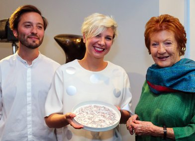 Lady Helen Hamlyn with Helen Hamlyn Alumni Award Winners
