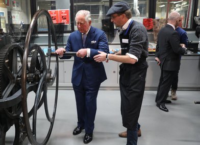 HRH the Prince of Wales at the RCA
