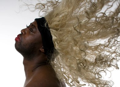 Harold Offeh Hairography 5, 2012 Photograph Photo: Eloise Calandre © Harold Offeh