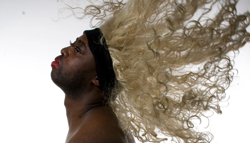 Harold Offeh Hairography 5, 2012 Photograph Photo: Eloise Calandre © Harold Offeh