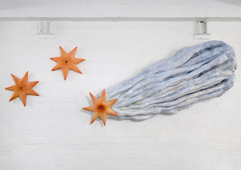 Haley's Comet, 2024, mixed media