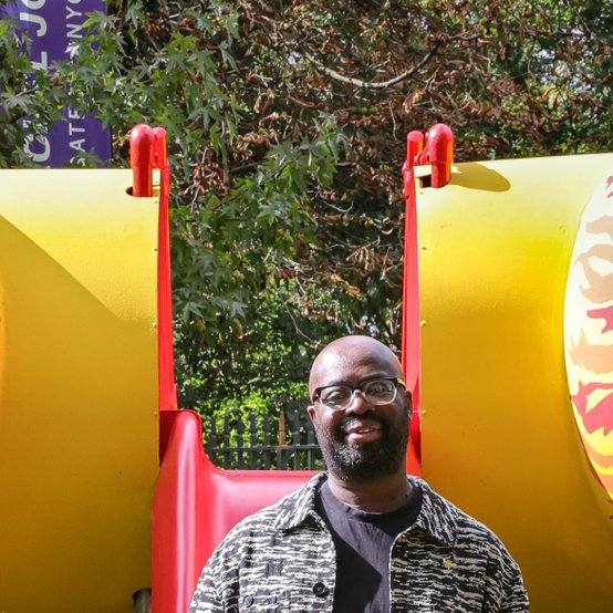 Harold Offeh, Hail the New Prophets, 2021. Sculpture Garden, Dulwich Picture Gallery, 2025.