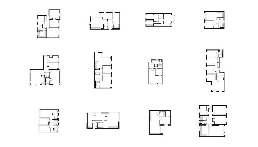 Floor plans from London’s existing housing stock