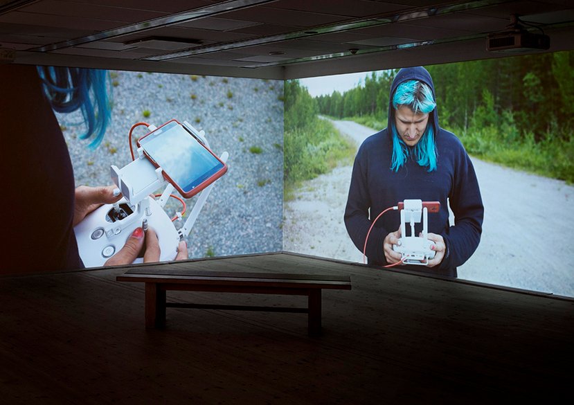 “Litte ja goabddá” (2020). In: Människans natur, Västerbottens Museum, Umeå, Sweden