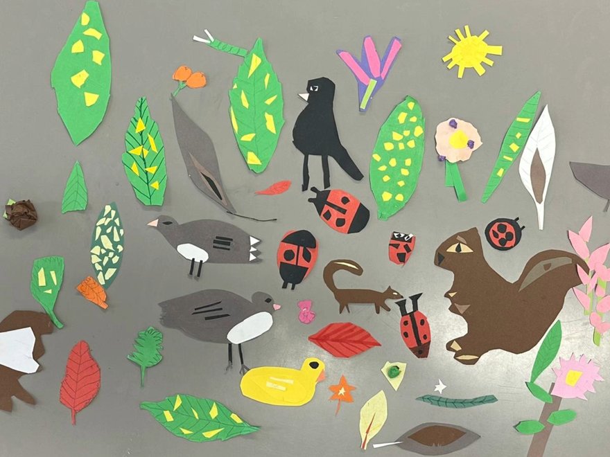 cut outs of nature art works