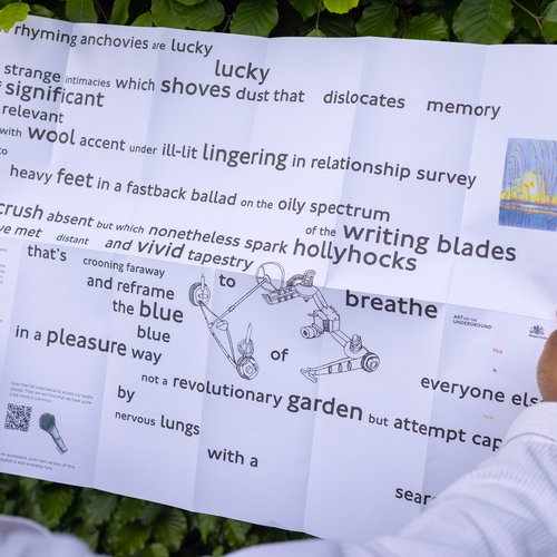 Art on the Underground project leaflet