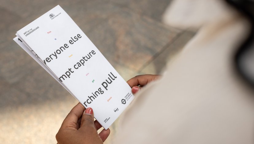 Art on the Underground leaflet