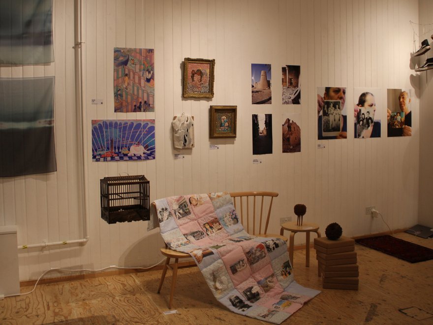 Art exhibition with multi media
