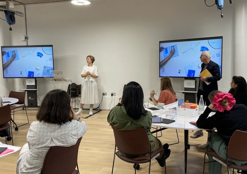 Clara Gaggero Westaway's session, Design Thinking & Innovation Masterclass 2023