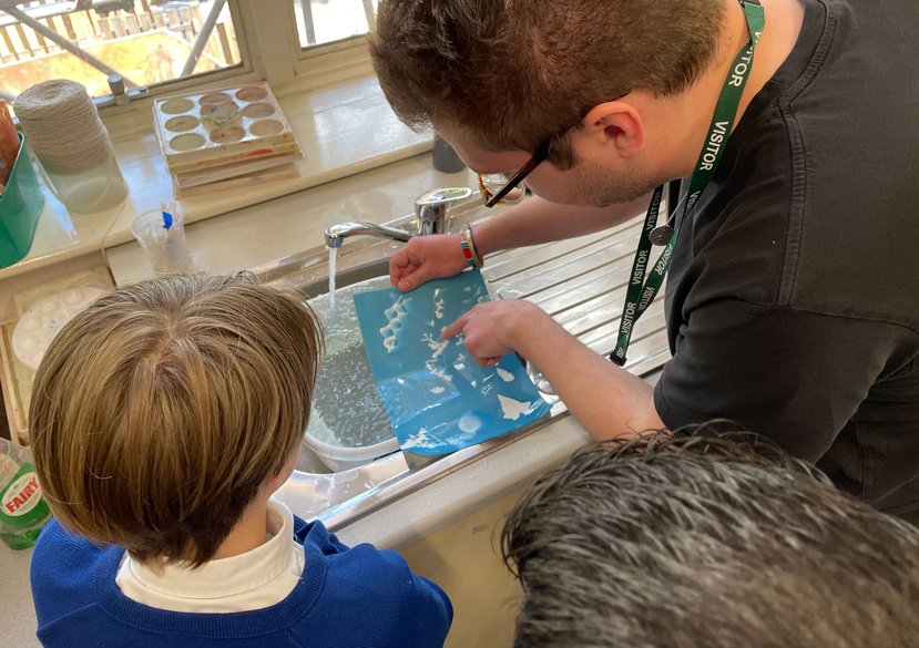 A Greener Picture cyanotype workshop, 2021