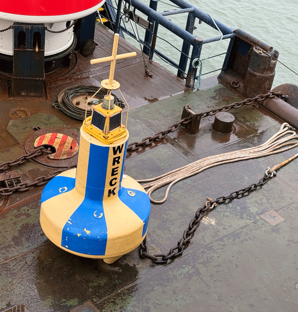 Visit to Harwich depot where Trinity House services UK aids to navigation, photos by Professor Ashley Hall