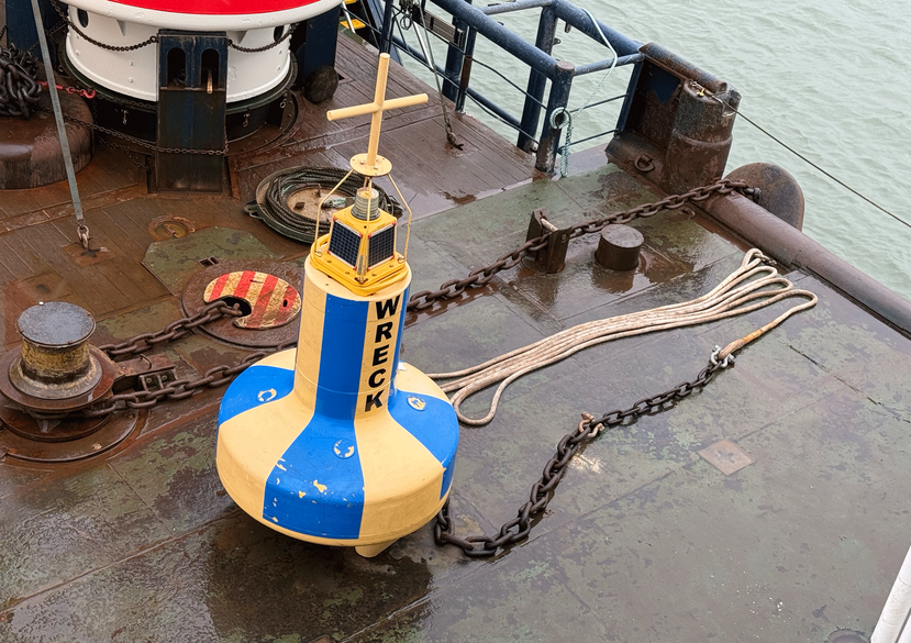 Visit to Harwich depot where Trinity House services UK aids to navigation, photos by Professor Ashley Hall