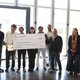 1st Prize winning team, Interlude, with colleagues from Sodexo and the RCA, credit Xize Xu / Royal College of Art