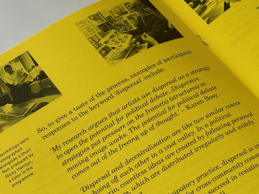 A yellow print publication
