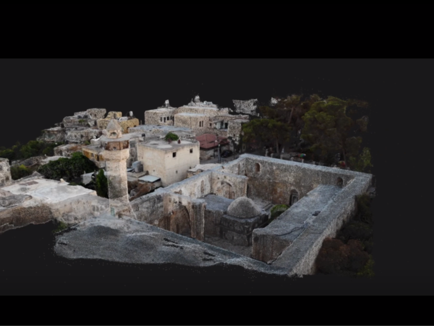 A 3D scan of a town in Palestine