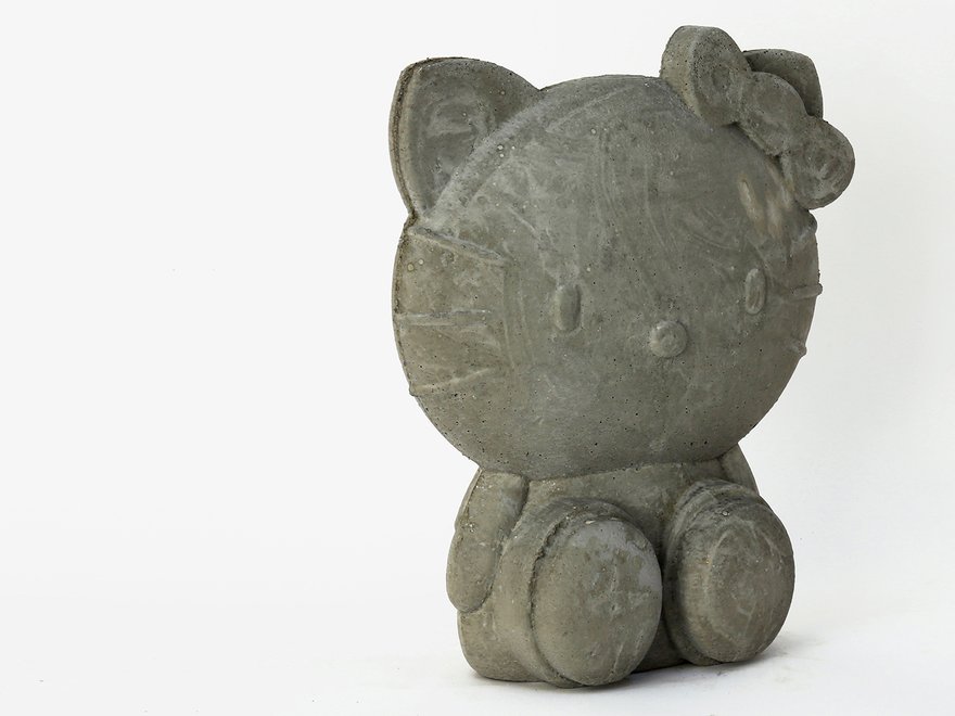 Concrete cast of Hello Kitty character