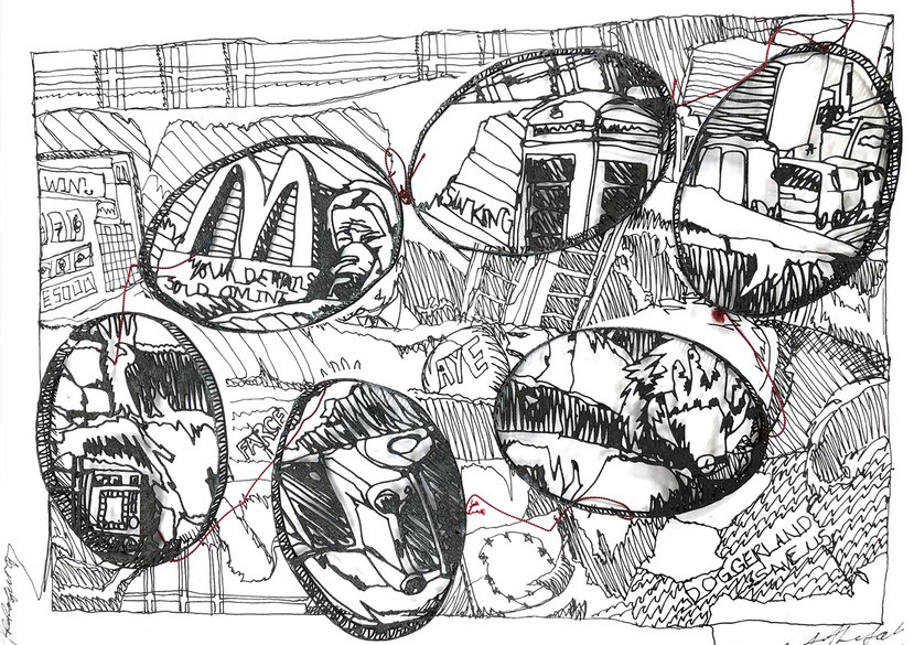 Illustrations from the Doggerland, 2019