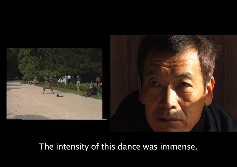 Film still. Min Tanaka à La Borde