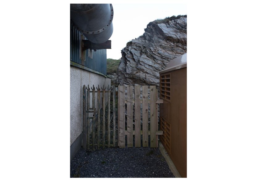 Grain silo and power station. From the photo series Islay Vernacular (2021)