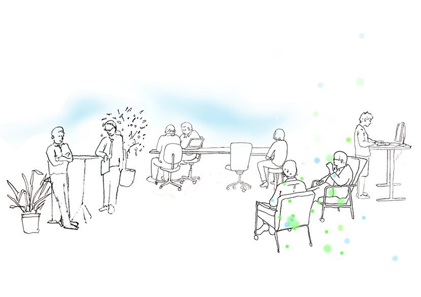 Inside it's Raining: Natural elements to support the older worker